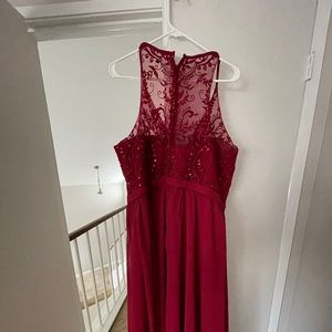 Crimson Formal Dress